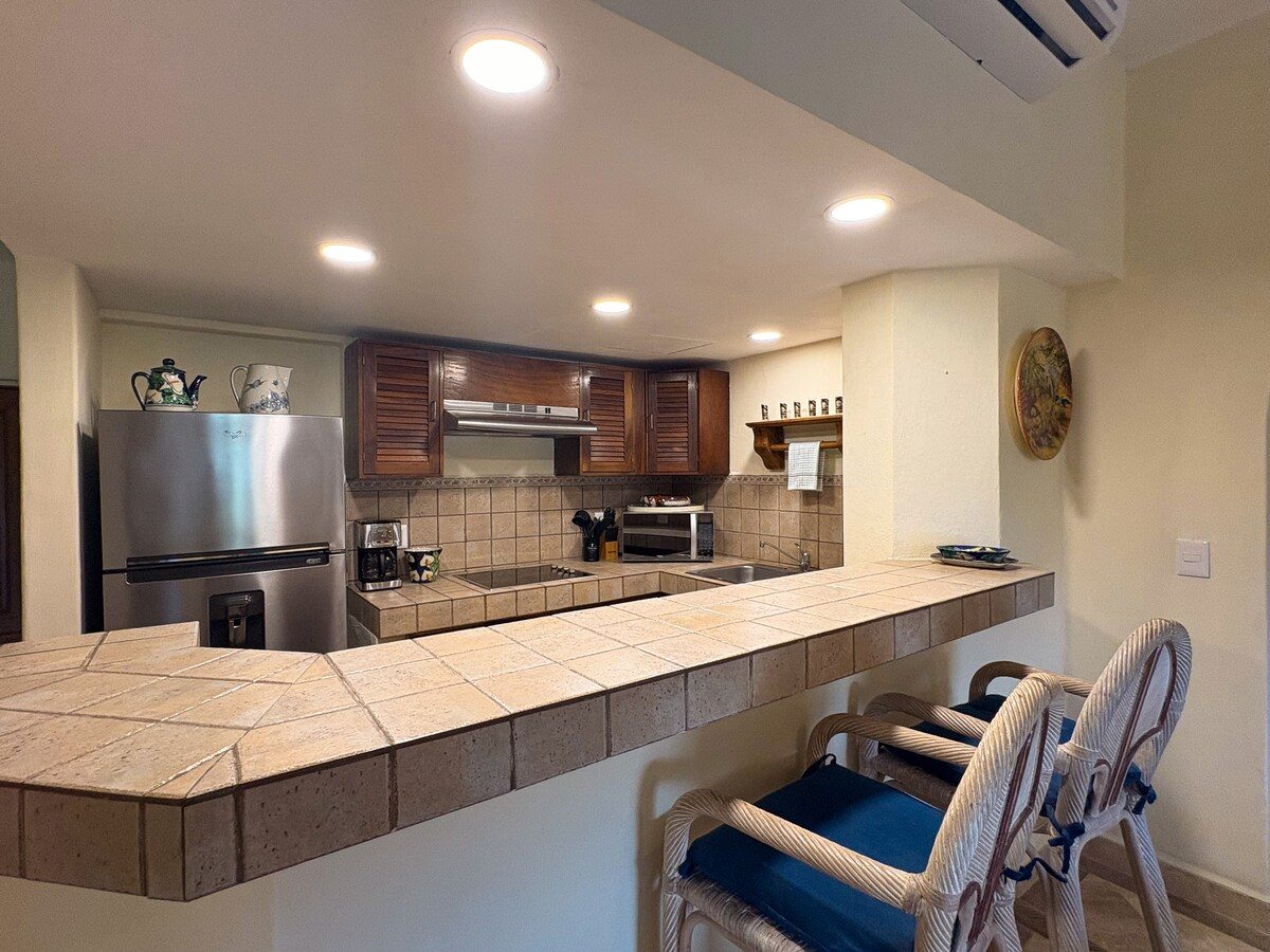 Cocina con barra